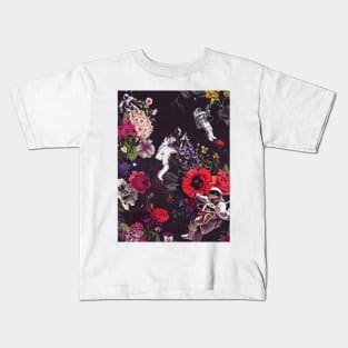 Flowers & Astronauts Kids T-Shirt